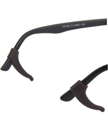 NOLITOY Silicone Eyeglass Hooks - Anti-Slip Temple Tips for Eyewear | Comfortable & Secure Glasses Ear Hooks for Spectacle Legs - Buy Online on GoSupps.com