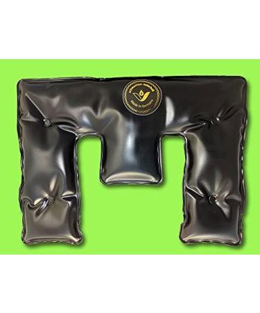 Schwerinernaturheil Moor Neck Warmer 29x39 cm - Grey Fleece Cover Neck Pillow & Heat Pad for Pain Relief - Buy Online on GoSupps.com