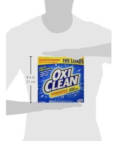 OxiClean Versatile Stain Remover 11 lbs - 195 Loads | Effective Stain Treatment for All Fabrics - International Shipping Available - Buy Online on GoSupps.com