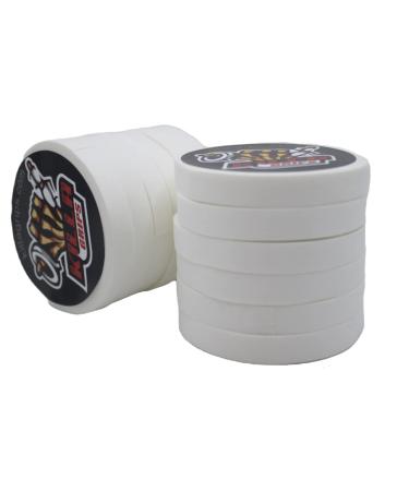 | Sweat & Water Resistant | White | (6 Pack) - Athletic Sports Tape for Fingers | 1/2 - for Wrestling Weightlifting Martial Arts Football Rock Climbing Grappling & BJJ Finger Tape