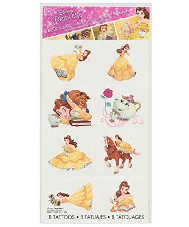 Beauty and The Beast Tattoos (8 ct)