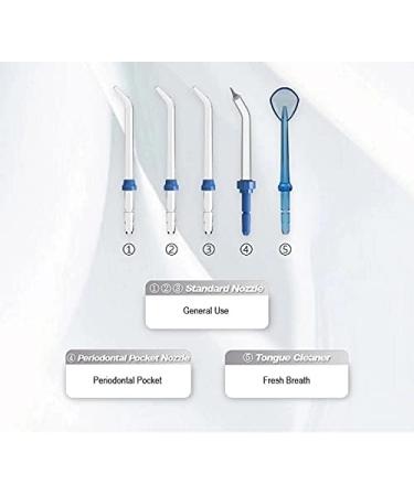 AnteaJET Water Jet - 10 Settings 3 Nozzles & Spa Pocket Tongue Cleaner for Ultimate Oral Hygiene - Buy Online on GoSupps.com