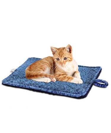 Marunda Self-Warming Cat Bed ,Super Soft Dog Bed Crate Bed Blanket, Self Heating Cat Pad, Thermal Cat and Dog Warming Bed Mat. Self-Warming S - 22" * 15"