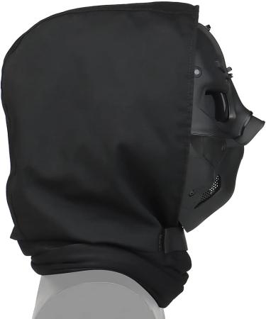 Aifordge Airsoft Mask - Adjustable Storm Hood Facial Mask for Paintball CS Tactical Cosplay & Outdoor Sports - Black Eye Protection Headgear - Buy Online on GoSupps.com