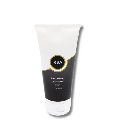 RBA Skincare Black Amber & Honey Body Lotion Ultra Hydrating & Lightweight Black Amber & Honey 8 Fl Oz (Pack of 1)