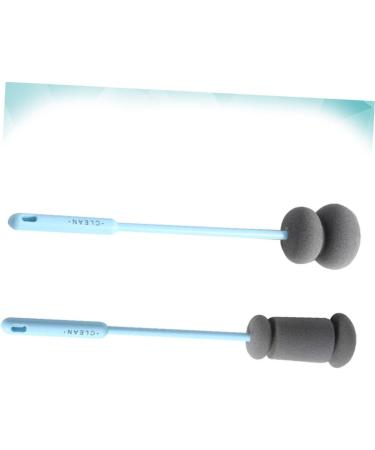 Solustre 4-Piece Bottle Brush Set - Long Handle Cleaning Brushes for Water Bottles Glass Baby Bottles & Household Scrubbing - Buy Online on GoSupps.com