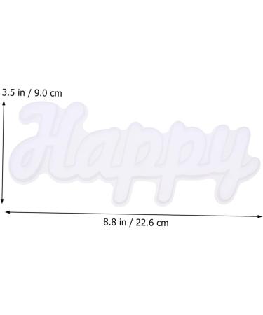 STOBOK 3 Pcs Crystal Epoxy Mold Silicone Word Sign DIY Silicone Mold Resin Molds Silicone Welcome Mold Welcome Pendant Epoxy Mold Welcome Sign Silicone Molds Household Signage Silica Gel - Buy Online on GoSupps.com
