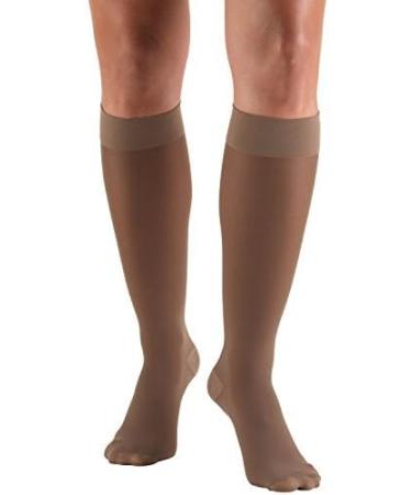 Truform Compression 20-30 Mmhg Knee High Stockings Taupe Medium 2 Count - Buy Online on GoSupps.com