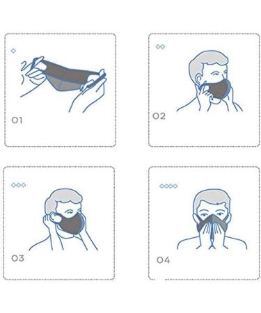 Boolavard Face Masks - Reusable & Washable Cotton Bandanas for Dust & UV Protection | Set of 3 for Men & Women - Buy Online on GoSupps.com