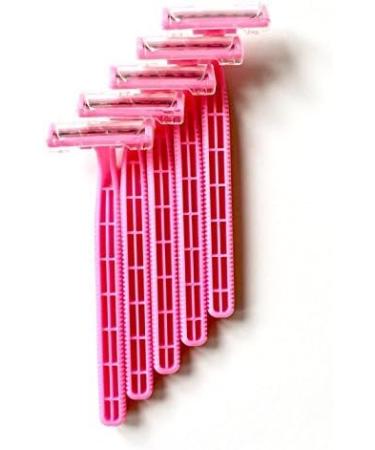 60 Box Combo of Blue & Pink Disposable Razor Blades - High Quality Stainless Steel Twin Blade Razors for Men & Women with Aloe Vera Strip | International Shipping - Buy Online on GoSupps.com