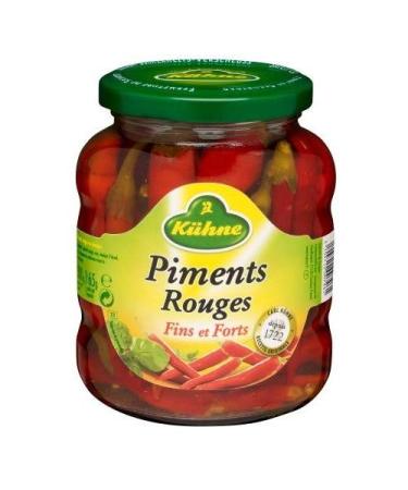 KUHNE - Red Chili Peppers 165G - Pack of 4 - Special Offer