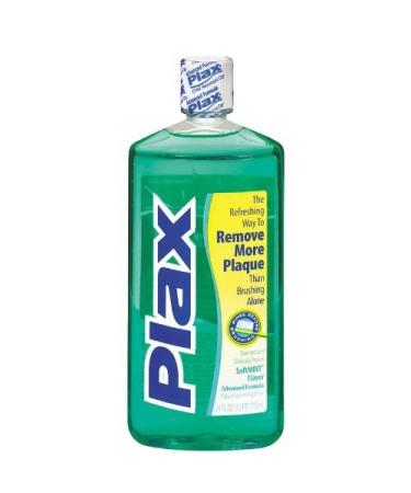 Plax Advanced Formula Plaque Loosening Rinse Softmint Flavor 24OZ by Plax