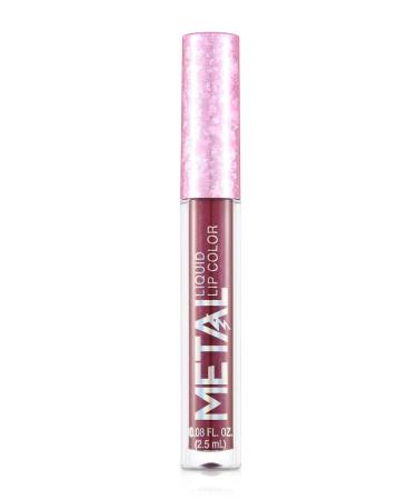 PAMO Metallic liquid lipstick lip color is not stained with cup lip glaze color makeup pearl beauty makeup (CLARET)
