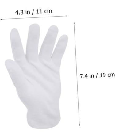 Healeved 80 Pairs White Cotton Gloves Washable Cotton Gloves Labor Gloves Viking Hair Accessories Cotton Gloves for Dry Hands Cotton Sleep Gloves Key Hider Outdoor Warm Jewelry Wen Wan Miss - Buy Online on GoSupps.com