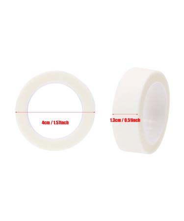 ONLYKXY 8 Rolls Eyelash Extension Tape - White Paper Adhesive Fabric Tape for Lash Extensions (1.3x900cm) - Ideal for Under Eye Adhesion & False Eyelash Application - Buy Online on GoSupps.com