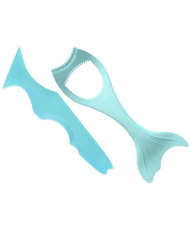 VINTORKY Lipstick Wearing Aid 2pcs Eyelash Mascara Beauty Kit Women Eyeliner Stencils Mascara Tool Aids Set Third Gear Tools