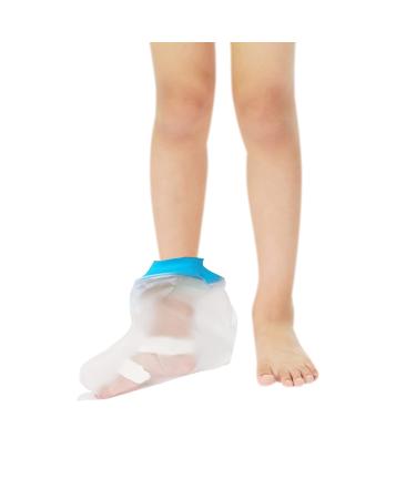 Waterproof Cast Cover Foot Child Waterproof Foot Protector for Showering Waterproof Ankle Cover for Shower Cast Protector Reusable Plaster Cast Cover for Shower Child Dressing Cover Kit Post Surgery Waterproof Cast Protector Kids Foot