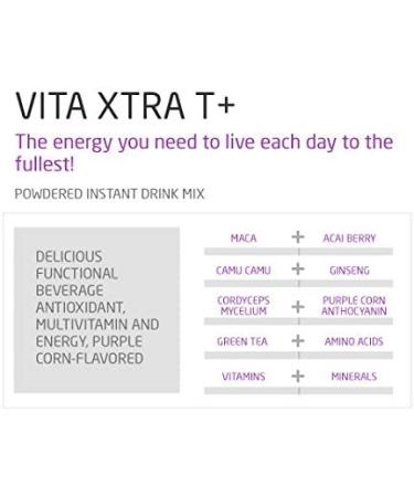 Zeal by Fuxion Vita Xtra T - Natural Herbs & Fruits Clean Energy Drink with Natural Caffeine - 28 ct Pouch - Buy Online on GoSupps.com