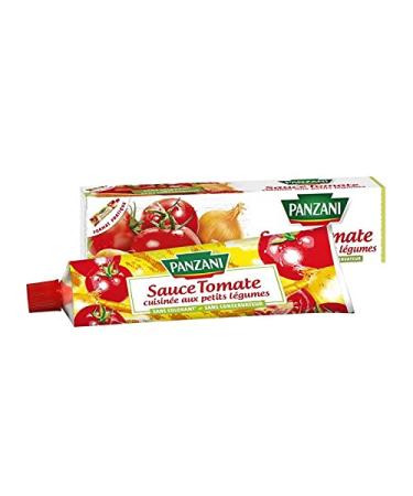PANZANI - Tomato Sauce Cooked Vegetables Tube 180 g - Pack of 4