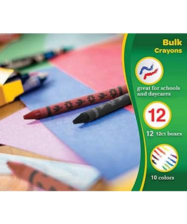 Trail maker 12 Pack Crayons - Wholesale Bundle of 120 Bright Wax Coloring Crayons - Buy Online on GoSupps.com