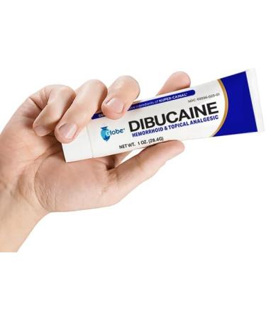 (3 Pack) Globe Dibucaine 1% Hemorrhoid Treatment Ointment - 1 Oz Rapid Relief from Itch and Burn - Buy Online on GoSupps.com