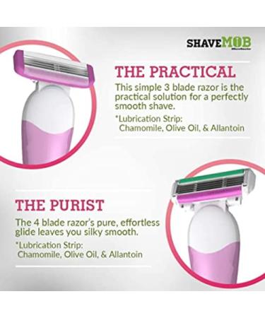 6-Blade Women's Razor Kit - Flex Head Handle + 24 Refills | The Perfectionist Shaving Kit for Smooth Effortless Shaving - Buy Online on GoSupps.com