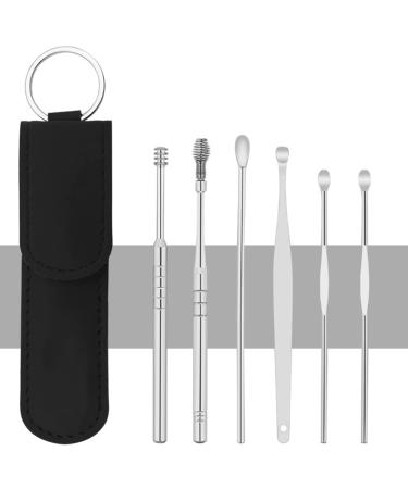 6 PCS Ear Cleaner Wax Removal Tool Earpick Sticks - Earwax Remover Curette Kit - Buy Online on GoSupps.com