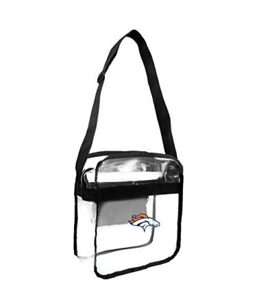 Littlearth Clear Carryall Crossbody Bag Denver Broncos 12" x 12" x 6" Clear