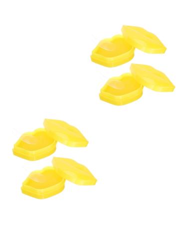minkissy Lip Mask 4 Boxes Beauty Tools Beauty Hydrating Lip Patches Lip Sleeping Lip Madk Water Convenient Lip Films Women Cosmetic Under Mouth Patches Facial Gel Pad Lips