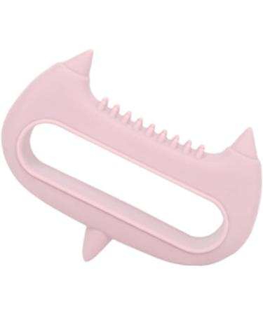 Magiclulu 5-in-1 Acupuncture Hand & Head Massager - Silicone Massage Gear & Scalp Peeling Brush - Pink Neck Scroll Wheel - Buy Online on GoSupps.com