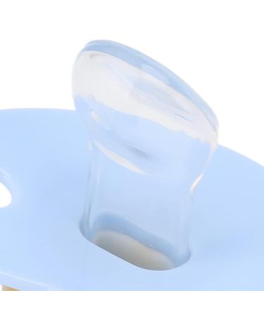 Personalized Bling Schnuller Pacifier with Clip | Blue Silicone Newborn Pacifier | Ideal for Baby Parties & Anniversaries - Buy Online on GoSupps.com