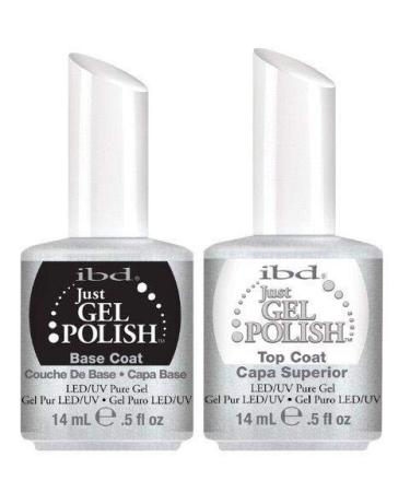 IBD just Gel uv/led Gel Polish - TOP + BASE 2 x 14ml - New Genuine by HealthMarket