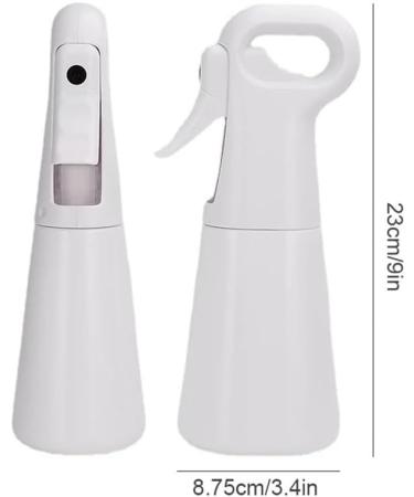 300ML Hairdressing Spray Bottle - Portable Water Sprayer for Travel | Refillable Makeup & Perfumery | Salon & Barber Use - White Color - Buy Online on GoSupps.com