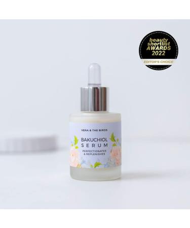 1% Bakuchiol Serum | Hyaluronic Acid | Improves texture evens out skin tone firmer and more elastic skin | Sebum regulator | Retinol alternative | Vegan | Natural formula | 30ml - Buy Online on GoSupps.com