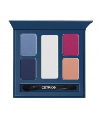 Catrice Cosmetics Limited Edition - Cruise Couture Eyeshadow Palette with 5 eyeshadow (white red orange light blue dark blue) Contents: 4G and double -sided applicator.Eyeshadow