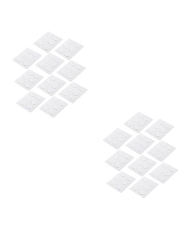 NOLITOY 20 Sheets Pu Small Round Stickers Non Heel Pads Outdoors Comfortable Heel Cushions Heel Cushion Inserts High Heel Inserts Clear Stickers Heel Pads for Women Women's Foot Supplies