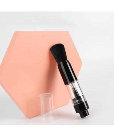 Bling Toman Powder Face Blush Applicator with Refillable Bottle Jars - Black Brush for Highlight, Contour, and Flawless Makeup Application - Buy Online on GoSupps.com