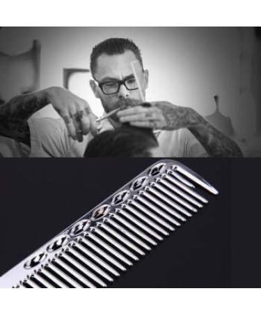Nicoone Professional Hair Combs Aviation Aluminum Metal Cutting Comb Hairdressing Comb Salon Comb Master Barber Comb for Cutting and Hair Styling (8.4x1in Gold) 1 Count (Pack of 1) Gold - Buy Online on GoSupps.com