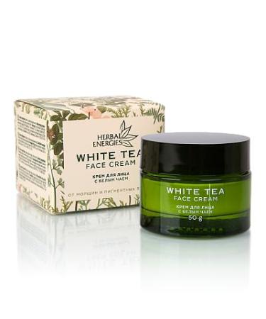 Tiande Facial cream with white tea against wrinkles and pigment spots 50g TIANDE 17101 for men and women has an optimal protection level of SPF 10