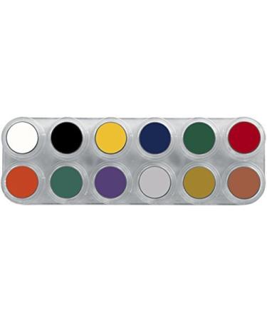 Grimas Creme Make-Up 12-Color-Palette Color F by Grimas
