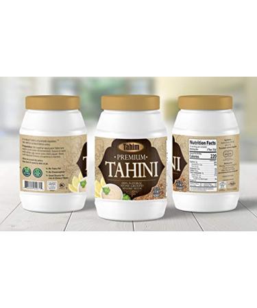 Tahim Premium Tahini - 100% Pure Sesame Vegan Paste, 500g - Buy Online on GoSupps.com