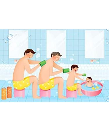 JSA Korean Exfoliating Mitt 3pcs/Pack - Green - Body Scrub Bath Mitten - Remove Dead Skin - Genuine Exfoliation - Buy Online on GoSupps.com