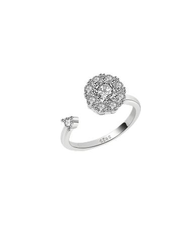 DNCG Ladies Ring Swivel Adjustable Decompression Ring - Gold