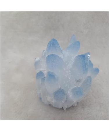 Natural Blue Crystals Quartz Cluster Freeform Reiki Stones Room Home Office Aquarium Decoration Accessories Gemstone Home Decoration (Size : 400-500g) - Buy Online on GoSupps.com