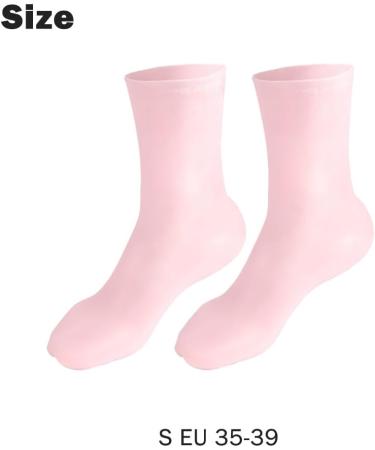 Soft Gel Moisturizing Socks Foot Spa Long Silicone Repai ugh Skin Calluses(S) - Buy Online on GoSupps.com
