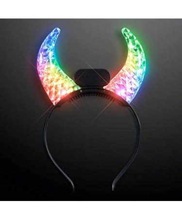 Color Change LED Light Up Devil Horn Head Bands