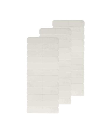 Full Shine Replaceable Tape Tabs No-Residue Tape for Extensions Human Hair 3 Sheets White Tape Tab,36pcs 12 Inch # Tabs
