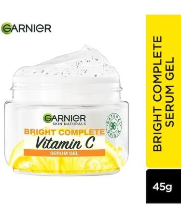 Brightening Moisturiser Garnier Serum Gel Infused with Vitamin C and Lemon For Radiant skin Garnier Bright Complete Vitamin C 45g - Buy Online on GoSupps.com