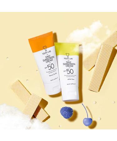 Daily Sunscreen Cream SPF 50 - Non-Tinted All Skin Types - 50ml | Shop Online Worldwide - Buy Online on GoSupps.com