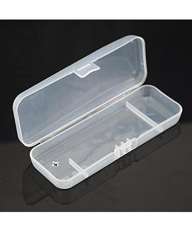 Greattangle-U-UK Portable travel ABS cover of manual razor-protecting-transparent box holder cover Men's shaving box for the trip